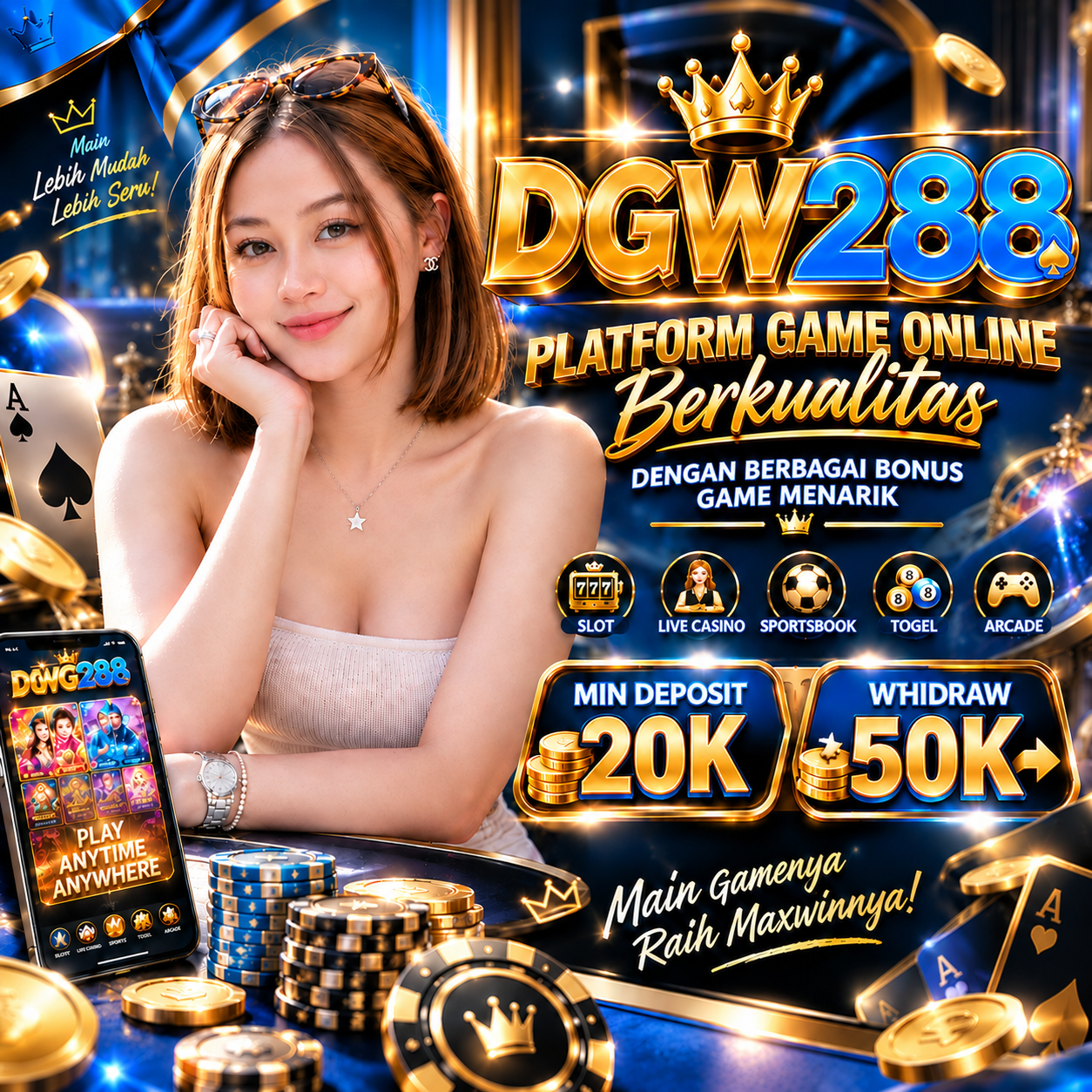 DGW288 x Warga+62 Jalan Pintas Menuju Kesuksesan Rasakan Manisnya Jackpot Besar